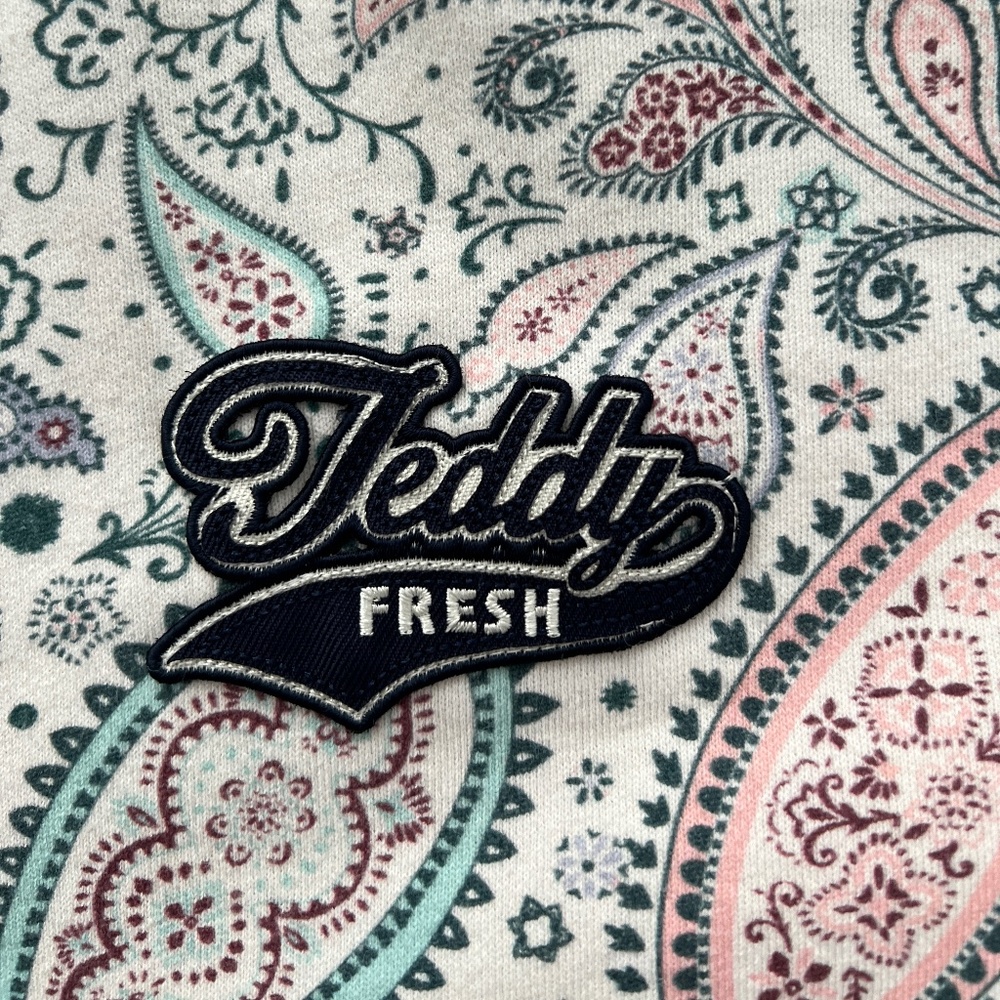 Teddy Fresh limited edition paisley hoodie